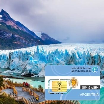 Sim Du Lịch Argentina 15 Ngày Tốc Độ Cao